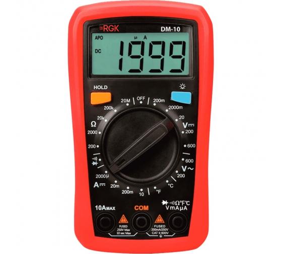 Цифровой мультиметр RGK DM-10